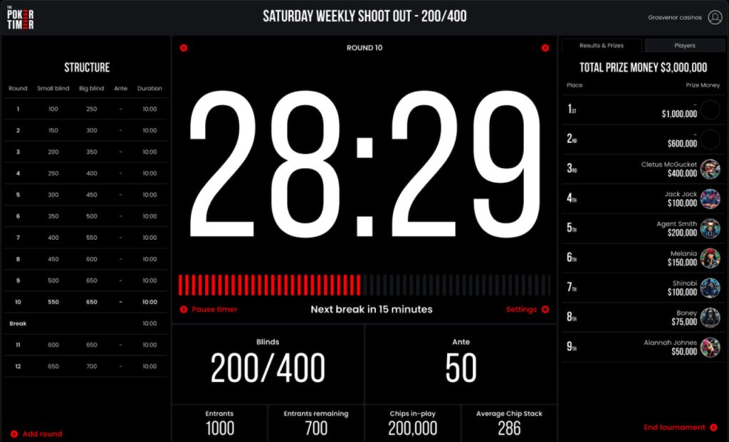 The Poker Timer